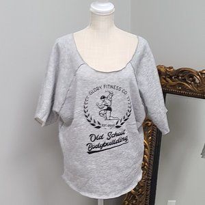 Fitness Co Grey Sweater Shirt Men Size S